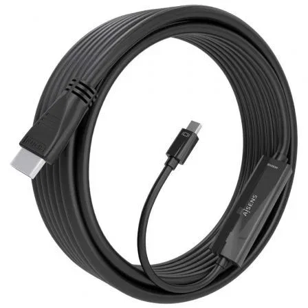 Aisens Cable Conversor Mini DisplayPort a HDMI 4K@60Hz, 5m, Negro
